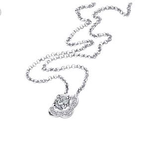 Mauboussin White Gold Diamond Necklace Limited Edition Authentic, Made in 🇮🇹